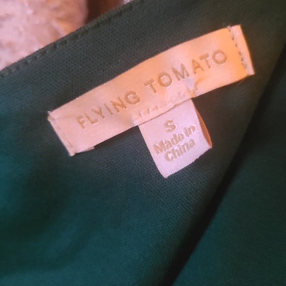 Flying Tomato One Shoulder Pleated Tulle size S - Picture 7 of 16